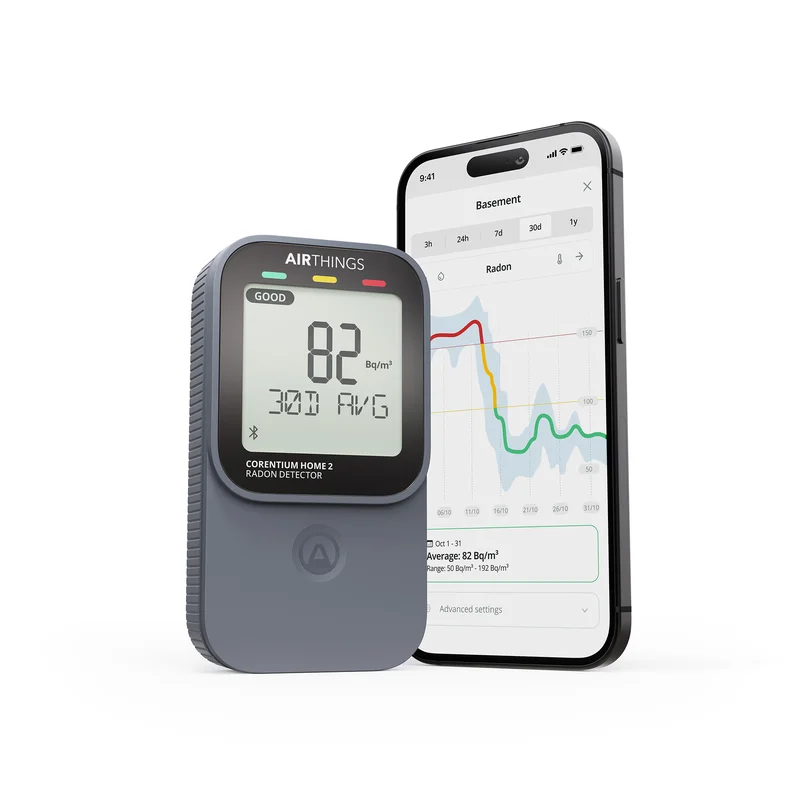 Radonmåler digital Corentium Home 2 Smart