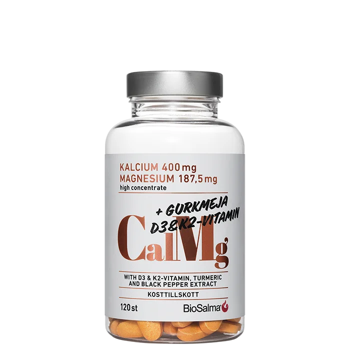 BioSalma Kalcium & Magnesium 120 tabletter