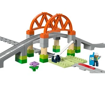LEGO-LEGO DUPLO Town Tågbro och spår – Expansionsset 10426-LEGO DUPLO Town Utvidelsessett med togbro og skinner 10426-LEGO-LEGO