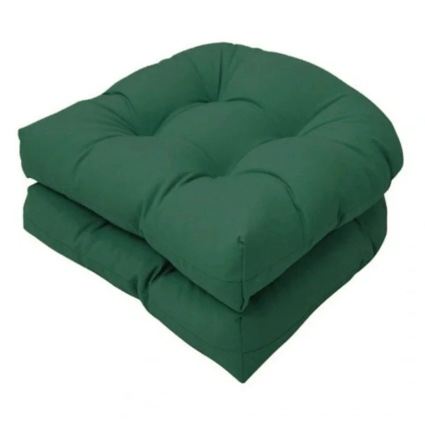 Farmhouse Chair Cushions, Outdoor Garden Sofas, Rattan Chairs, Moisture-proof and Waterproof Seat Cushions, Cushions and Home Tatami Mats Green 45*