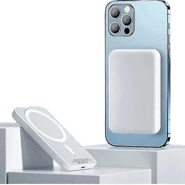 30000mAh Bärbar Trådlös Laddare Macsafe Extra Reserv Extern Magnetisk Batteripack Powerbank för iPhone 14 13 12 Pro Max-Bra