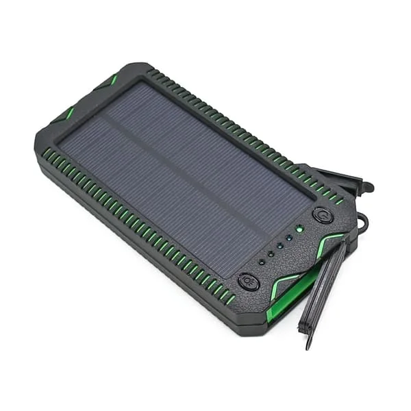 Solcell PowerBank / Laddare - 10.000 mAh Solcellsladdare