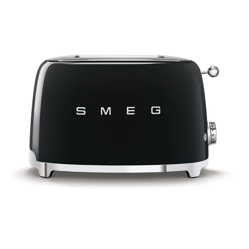 Smeg Brödrost 2 skivor Svart | Köksmaskiner > Brödrostar | Bagaren och Kocken