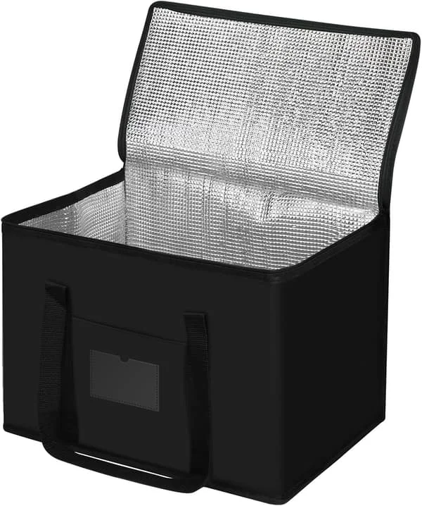 Bløde isolerede tasker, 40-liters isolerede tasker med stor kapacitet, indkøbstasker, picnictasker, isolerede madtasker, varmeisolerende tasker, 