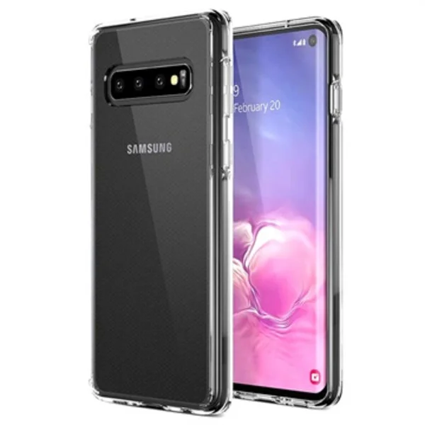 Anti-Slip Samsung Galaxy S10 TPU-skal - Genomskinlig