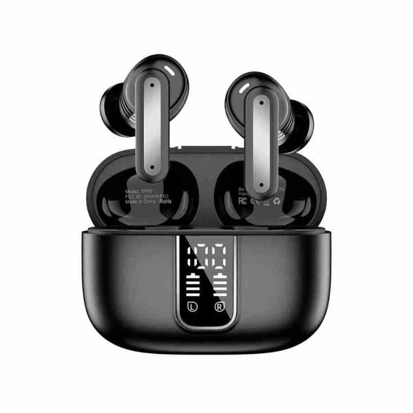 SP99 Langattomat Bluetooth-nappikuulokkeet: Bluetooth 5.4, kosketusohjaimet, digitaalinen näyttö, pitkä akunkesto, in-ear-muotoilu