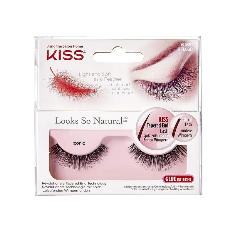 Kiss Kunstige Øjenvipper KFL06C, Makeup, Øjenvipper, Kunstige Øjenvipper