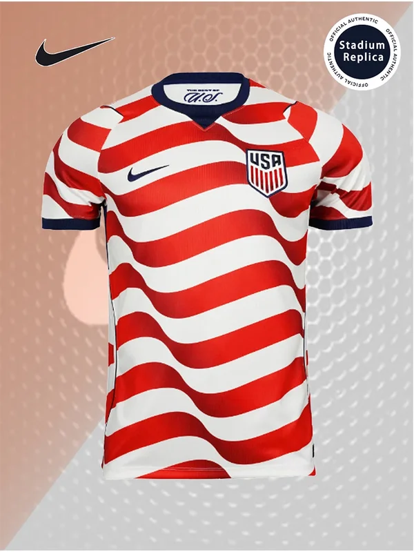 AliExpress - Nike Dri-FIT Unisexe Coupe du Monde 2026 USA Version Fan Domicile Maillot de Football Séchage Rapide Manches Courtes T-Shirt IB5339-133