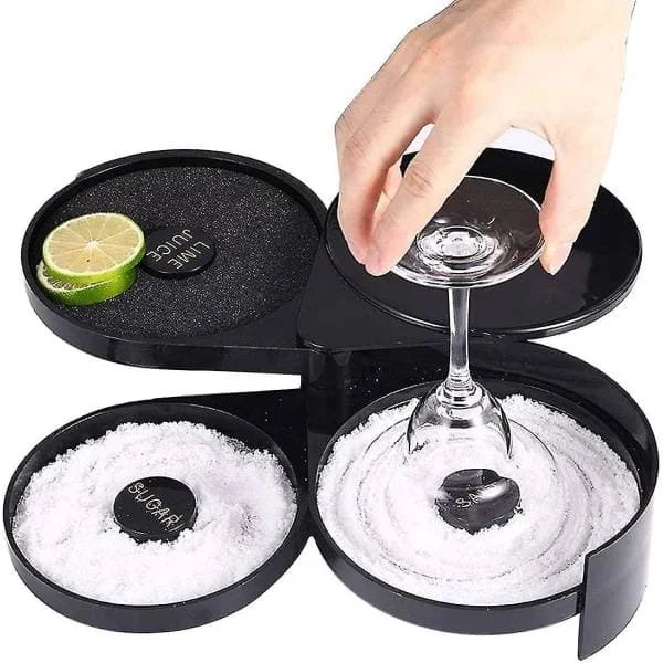 3-osainen baaritarvikesarja, Margarita Salter Cocktail Baaritarvikkeet, Baarimikon työkalut Suolarasia Maustesäiliö
