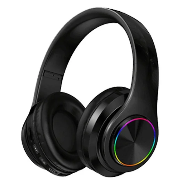 Trådlösa Bluetooth-anslutna on-ear-hörlurar Jet Black