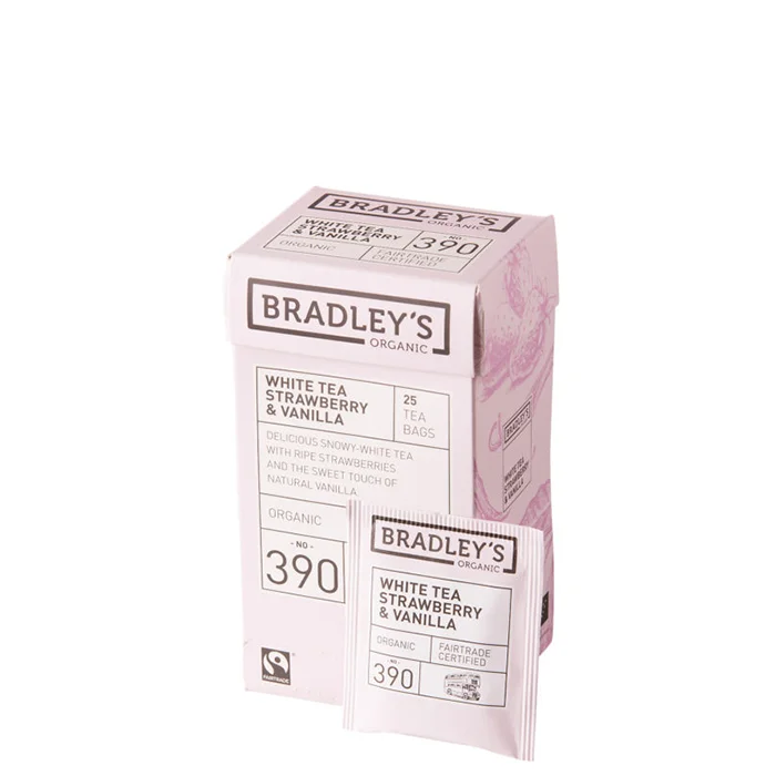 Bradley ́s Hvit Te Jordbær og Vanilje 43,75 g