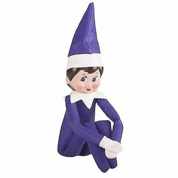 Elf On The Shelf Plyschdocka Leksak för Pojkar och Flickor - Kompatibel med FMY Girl Purple