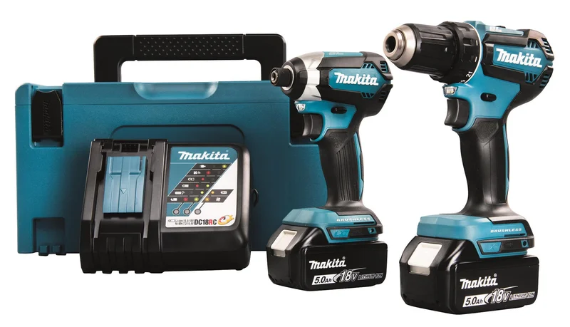 Makita DLX2289TJ Verktygspaket med batteri och laddare, Maskiner & elverktyg