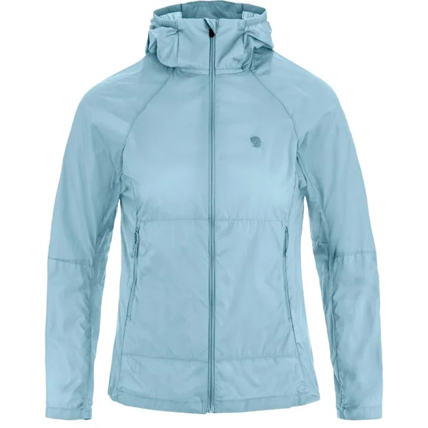 Fjällräven Keb Lätt Windbreaker XS - female - Breeze Blue - Windbreakers