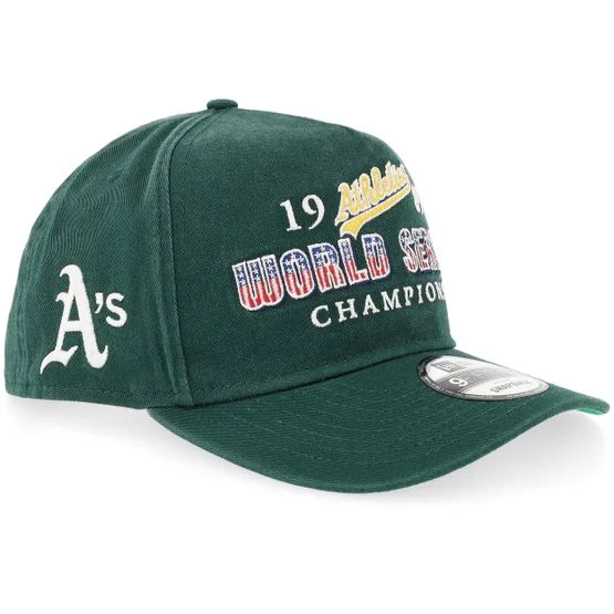 New Era - MLB Groen adjustable Cap - Oakland Athletics 9FIFTY Historic Green A-frame Adjustable @ Hatstore