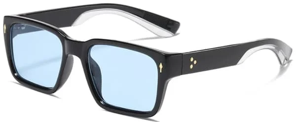 RBROVO 2023 Vintage Solbriller til Mænd Små Rektangulære Briller Mænd/Kvinder Brand Designer Briller Sort Gafas De Sol Hombre UV400