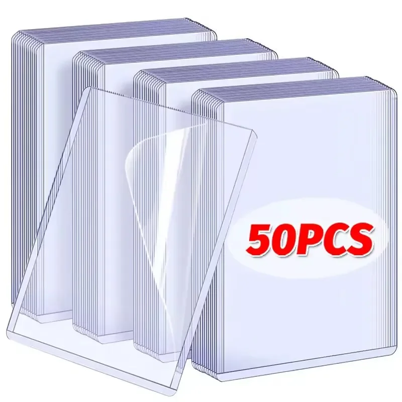 AliExpress - Manchon de carte Kpop coréen Transparent avec Film de protection, porte-carte Transparent, couverture de carte de jeu Photo idole 35PT, 1