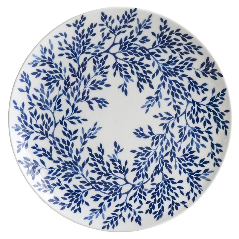 Götefors porslin Myrten assiett 21 cm, blå | Dukning & Servering > Tallrikar > Assietter > Assiett | Bagaren och Kocken