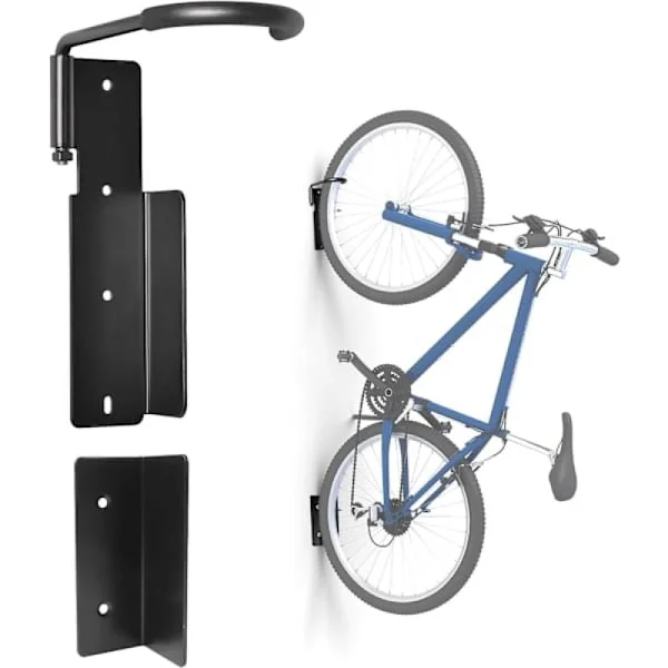 Bike Rack, Can Rotate 90 Degrees Vertically Wall Mounted Bike Rack