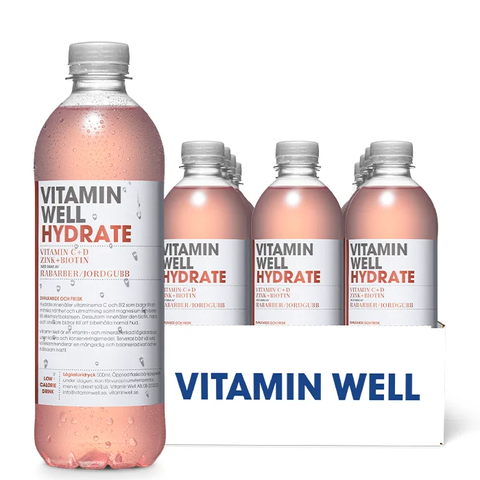 12 x Vitamin Well Vitamin juoma 500ml