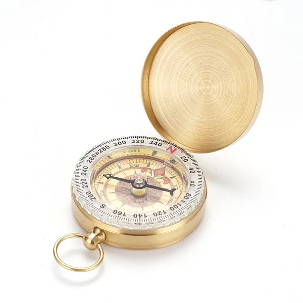 Survival Compass for Camping, Hiking, Pocket Compass for Kids, Luminous Compass for Camping and Hunting, Military Navigation Tool for Outdoor Use
