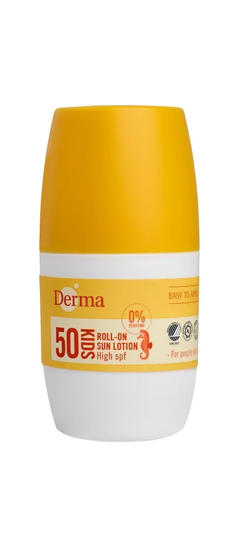 Derma Kids Sollotion Roll-on SPF 50 50 ml, Børn & Forældre, Skincare Til Børn, Solcreme Til Børn