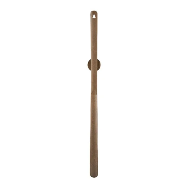 Elegant Walnut Shoehorn - 50 cm with Magnetic Wall Mount, Wood, One Size