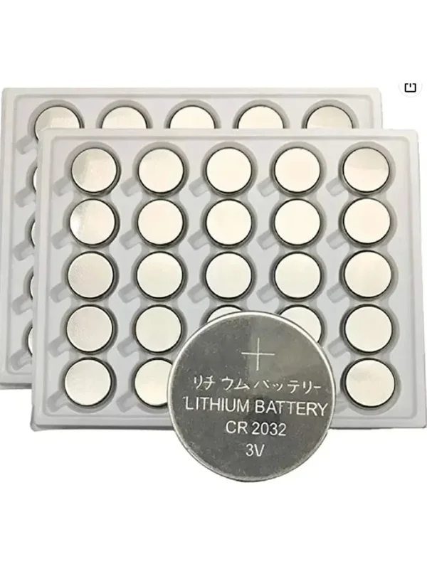 AliExpress - 25/50 pièces CR2032 CR 2032 cr2032 pile bouton 3V batterie au Lithium pour jouets calculatrice voiture montre télécommande bouton pile 