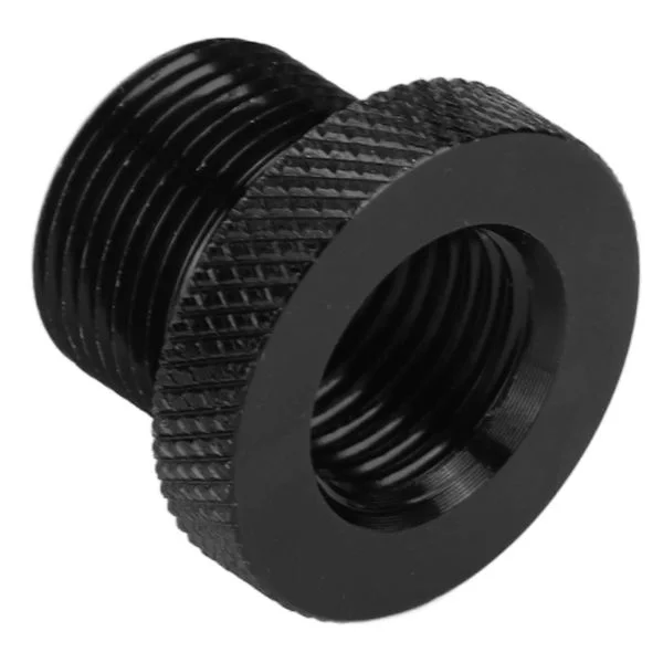 Bil Oljefilter Adapter Metall Universal Automotive Svart Gängad Anslutning Biltillbehör 5/8-24 till 1/2-20