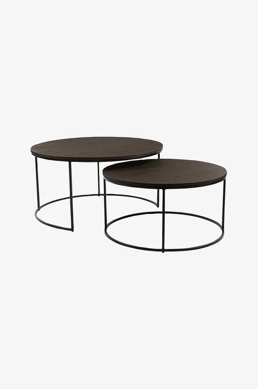 Nordic Furniture Group - Sohvapöydät Natalie, 2 kpl - Ruskea - Sohvapöydät - - Homeroom