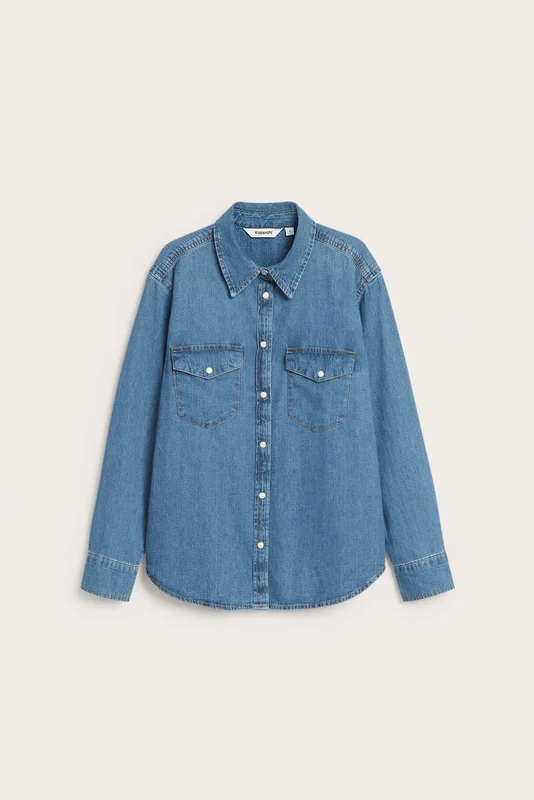 Kappahl | Jeansskjorta Denim L | Dam