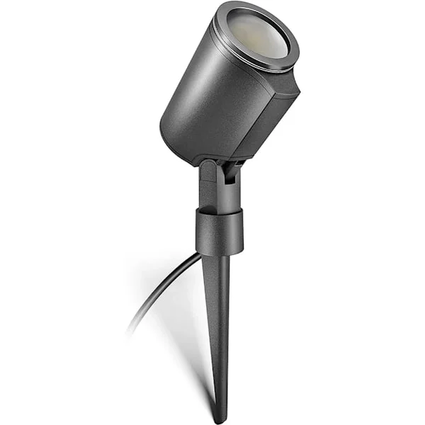 1x Havespot LED jordspyd IP65 udendørs spot halogen spot spydspot med stik varm hvid