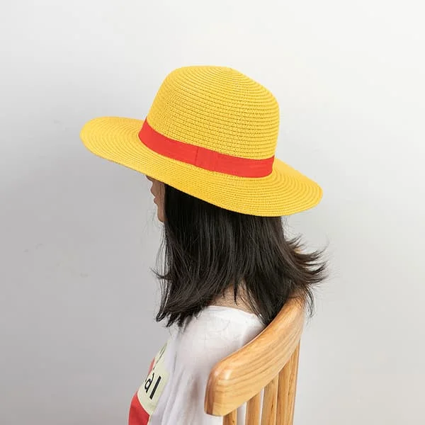 Luffy stråhatt One Piece Cosplay caps Anime solhatt