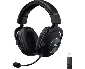 Logitech-PRO X WIRELESS Gaming Headset - BLACK-Trådløst gamingheadset med DTS-lyd og BLUE VO!CE-Gaming Accessories-Gamingheadset