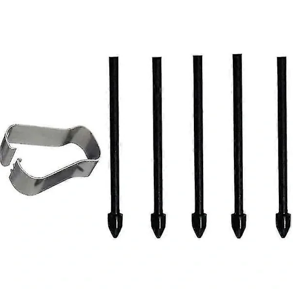 5 st Mjuka Spetsar, S24 Ultra S Pen Spetsar/Nibbar Ersättning för Samsung Galaxy S24 Ultra, Stylus Pen Nibbar Mjuka Silikon Spetsar Ersättning