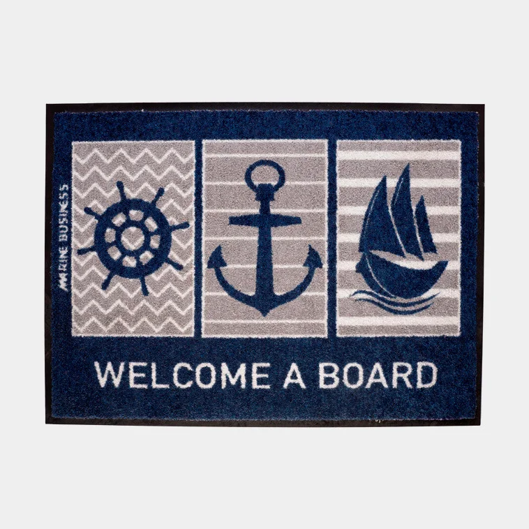 Tapis de bateau Marine Business Welcome Boat, rectangle, 70 x 50 cm