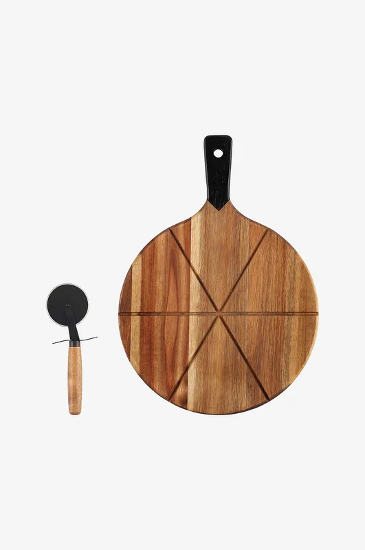 Maku Kitchen Life - Pizzasett med brett og utskjærer - Kjøkkenredskap - Fra Homeroom