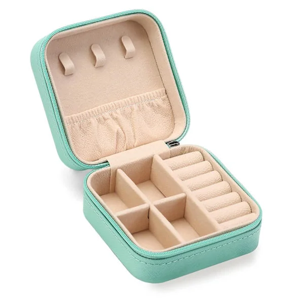 Mini Smykke Rejseetui, Lille Smykkeskrin, Rejse Smykke Organizer, Bærbar Smykkeopbevaringsholder