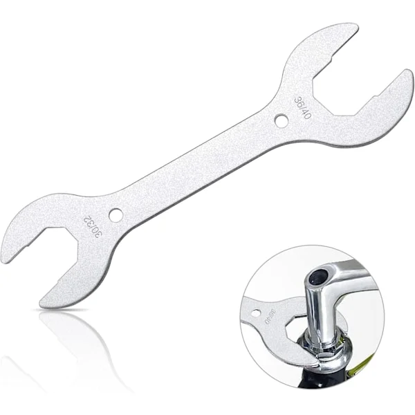 Sykkel Headset Fastnøkkel Verktøy Dobbel Ended Fastnøkkel 30 32 36 40mm 4 i 1 Nav Konus Fastnøkkel for Sykkel MTB Terrengsykkel