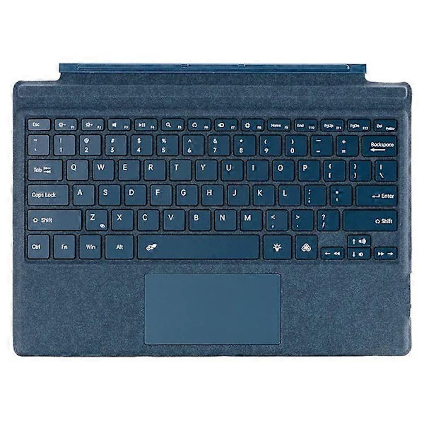 1089D Compatible Colorful Backlit Bluetooth Keyboard with Touchpad for Microsoft Surface Pro 7+ / 7 / 6 / 5 / 4 / 3