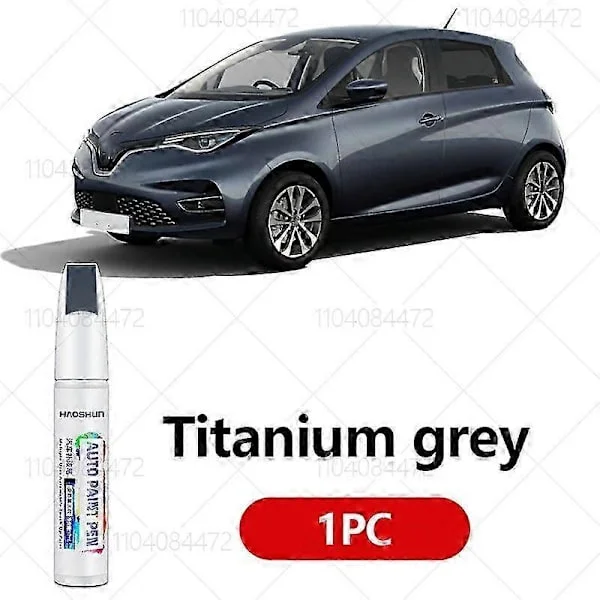 Lakstift til Renault Zoe 2012-2025 X98 X10, ridsefjerner, gør-det-selv autotilbehør, sort, hvid, lilla, blå, grå