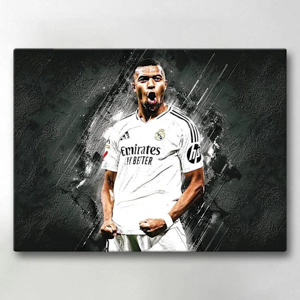 Canvas-taulut / Taulut - Mbappe - 40x30 cm - Canvastaulut
