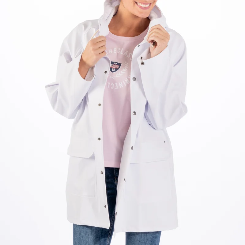 Rain jacket Marine Classic PU Rain Coat White, unisex, Large