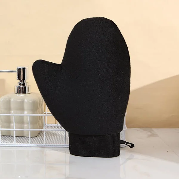 Body Lotion Handske Självbrunande Vante Dubbelsidig Förhindrar Kladd