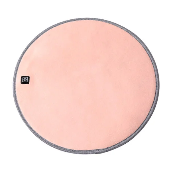 USB Electric Heating Blanket for Pets Lightweight Winter Warmer Pad for Indoor Dog Kittens Pink 40x40cm