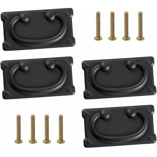 SR Antik Lådhandtag Set om 4 Antika Lådhandtag Antika Lådhandtag Möbelhandtag med Skruvar 9652mm (4st)
