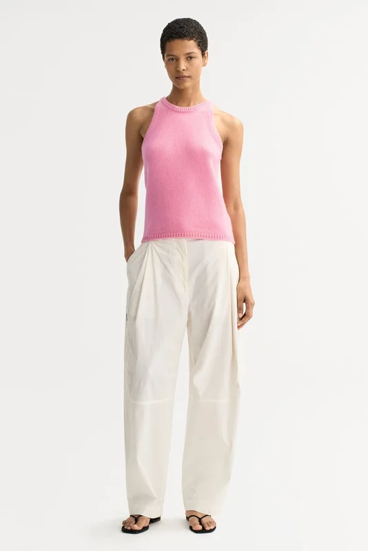 Soft Goat - Cashmere singlet - Women cashmere sweater - M - Pink