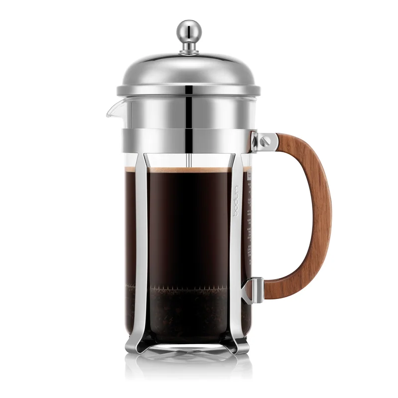 Bodum Chambord pressobryggare 8 koppar, trä | Kaffe > Kaffepressar > Presskanna | Bagaren och Kocken
