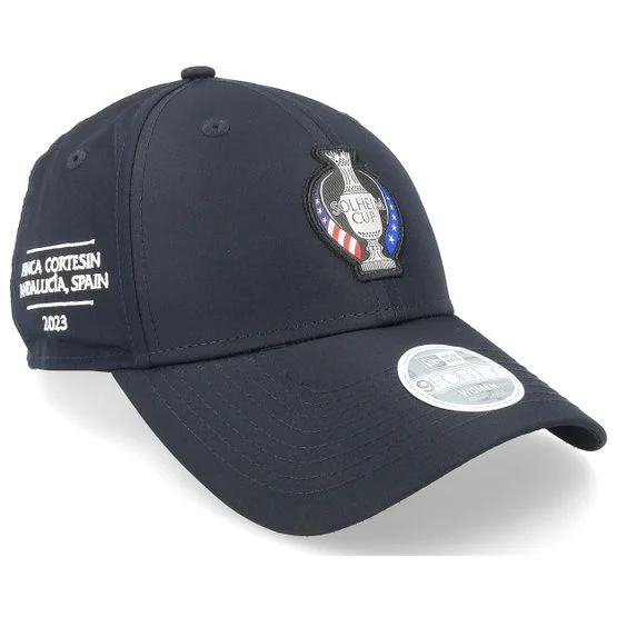 New Era - Blå adjustable Caps - Womens Fw Poly 9FORTY Solheim Cup Navy Adjustable @ Hatstore