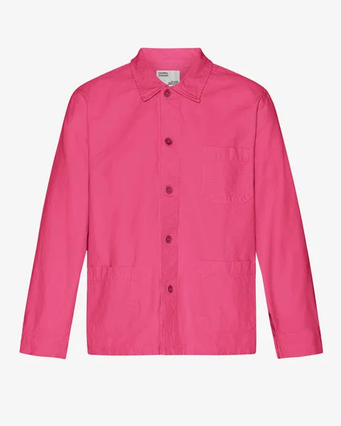 Organic Workwear Jacket - Bubblegum Pink - Male - L